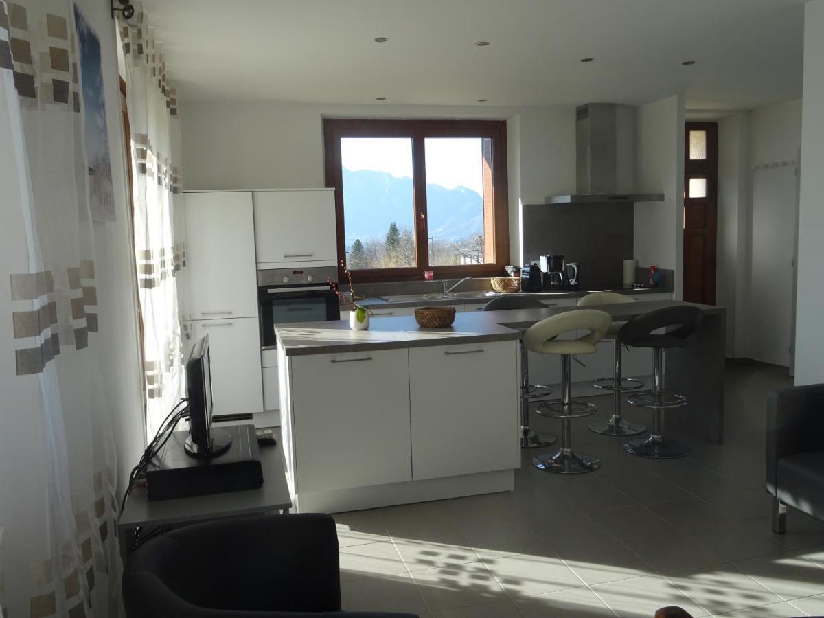 Ferienwohnung Au Pied Du Pertuiset Drumettaz-Clarafond Exterior foto